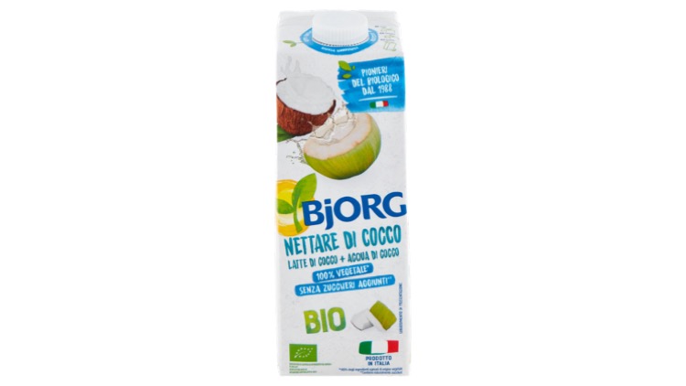 Bjorg: nettare di cocco e latte di cocco