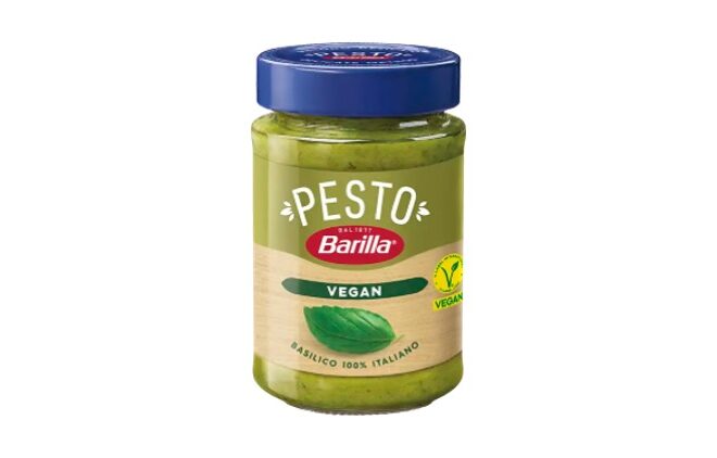 Il pesto vegano Barilla è ora disponibile anche in Italia