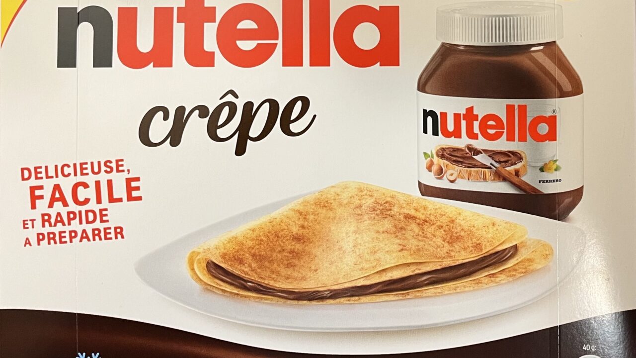 Ferrero propone le Crêpes surgelate alla Nutella