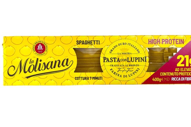 La pasta con farina di lupini di La Molisana: alcuni aspetti interessanti.