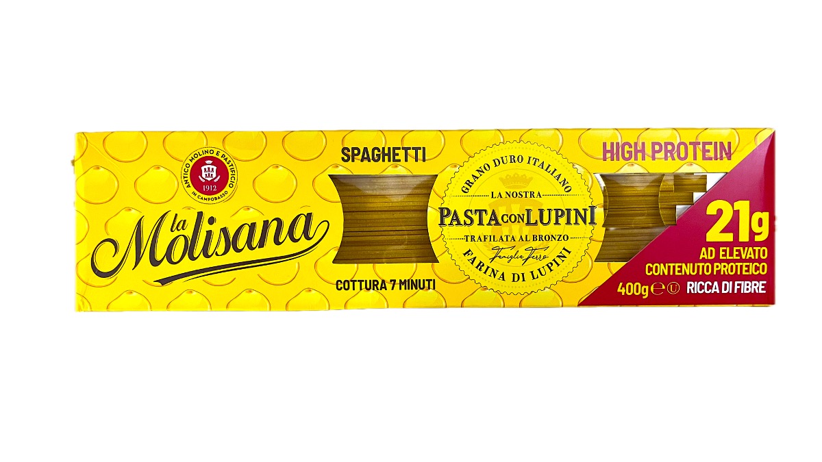 La pasta con farina di lupini di La Molisana: alcuni aspetti interessanti.